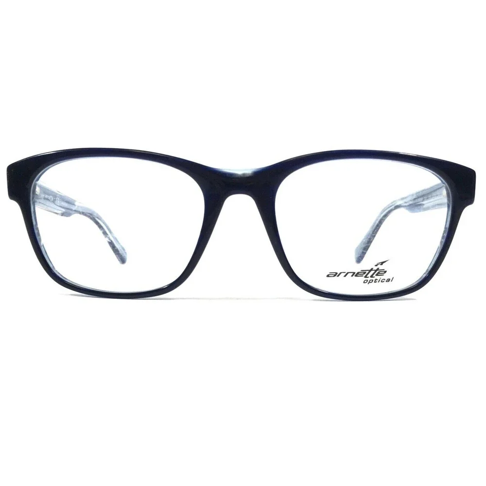 Arnette Eyeglasses Frames 7081 1156 SELECTOR Black Blue Square 52-19-140